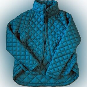 Athleta Turquoise Quilted Jacket NWOT